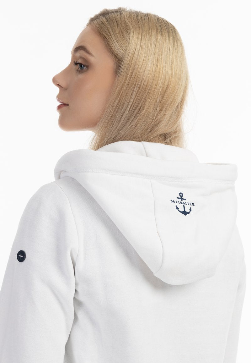 Dreimaster KILATA - Sweatjacke - Weiss