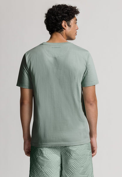 Baldessarini TEMPO - T-Shirt Print - Blue Surf