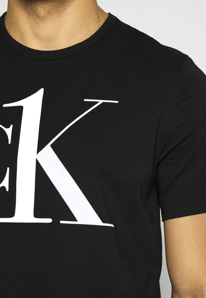 CALVIN KLEIN UNDERWEAR GRAPHIC TEES CREW NECK - Nachtwäsche Shirt - Black