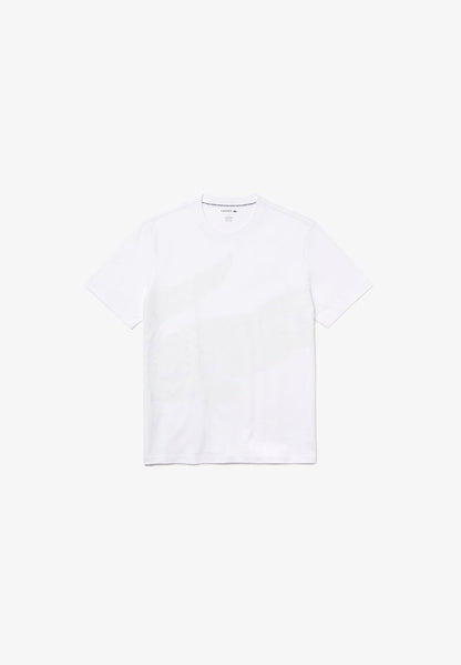 Lacoste Nachtwäsche Shirt - Blanc