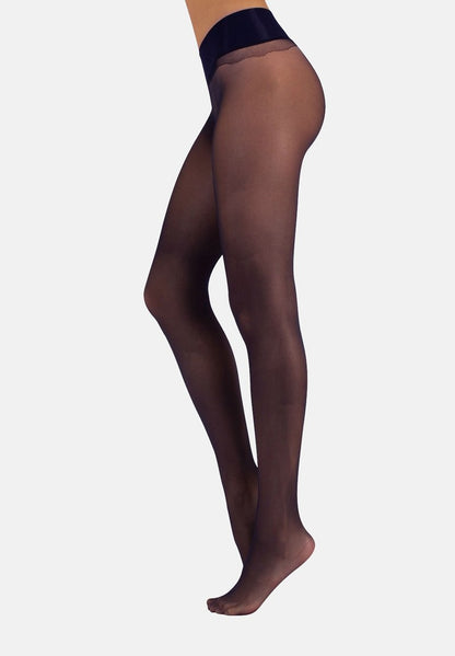  POLKA DOTS SEAMLESS TIGHTS - 15 DEN - Strumpfhose - Light Brown