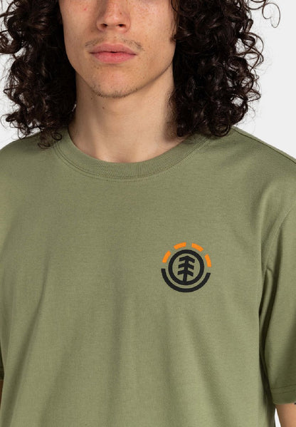 Element HILLS - T-Shirt Print - Oil Green