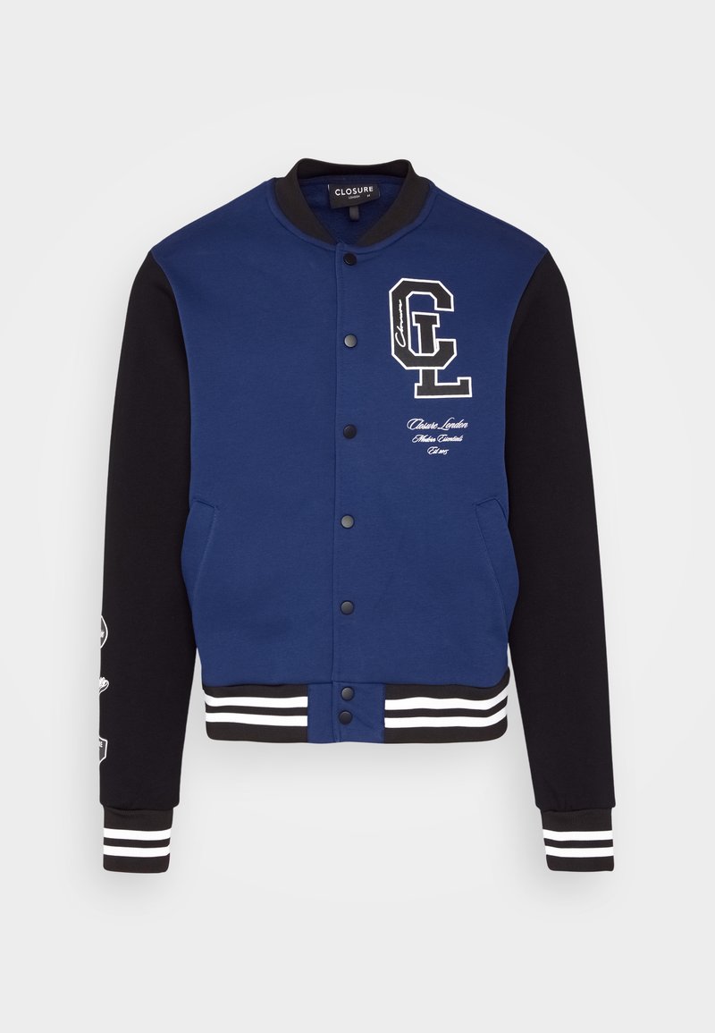  BADGE VARSITY BASEBALL JACKET - Sweatjacke - Blue