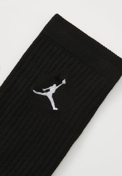 Jordan CUSH CREW 6 PACK - Sports Socks - Black/white