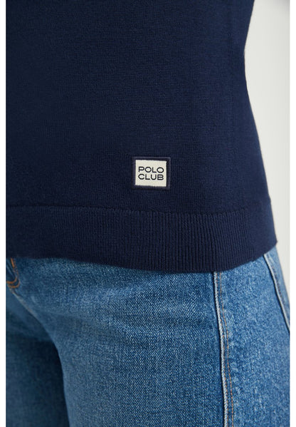 POLO CLUB COLORS BLOCK PC W CLASSIC - Strickpullover - Navy