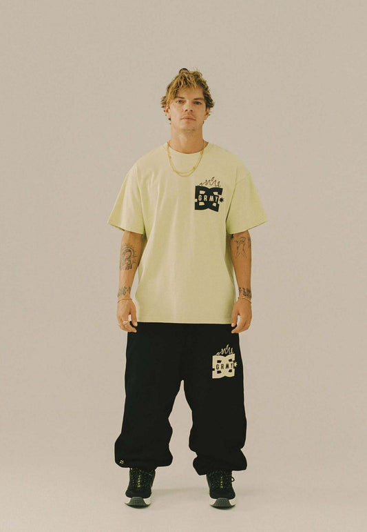 GRIMEY CAMISETA THE SWARM DC SHOES X HONEY LIME - Print T-shirt - Lima