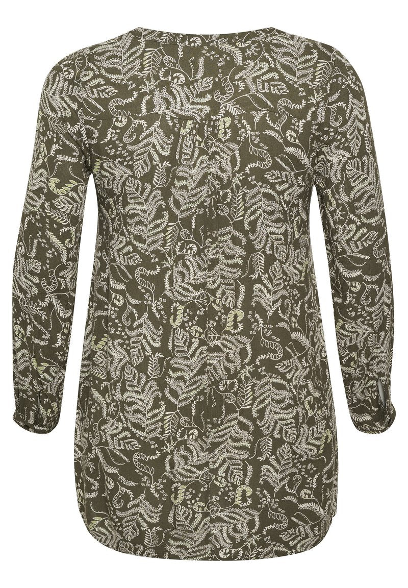  KCLISE - Bluse - Grape Leaf Leaf Print