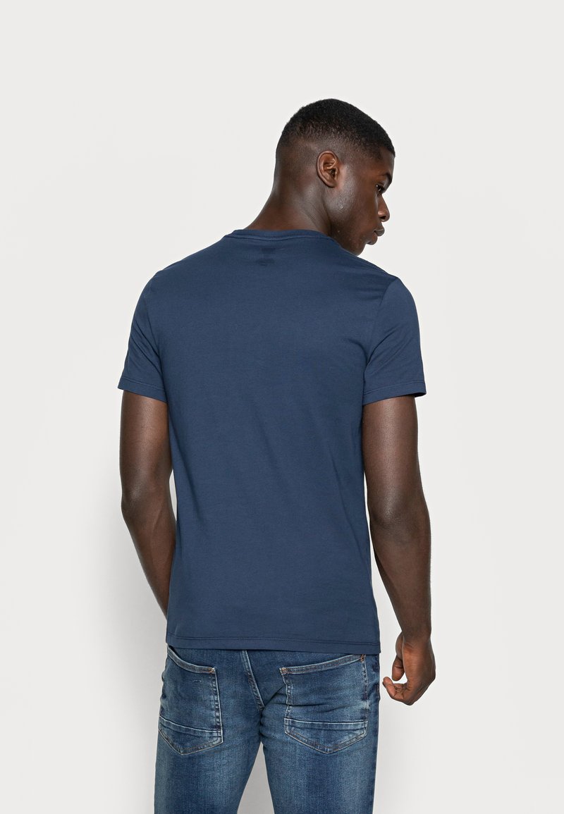  SLIM CREWNECK 2 PACK - T-Shirt Basic - Blues/white