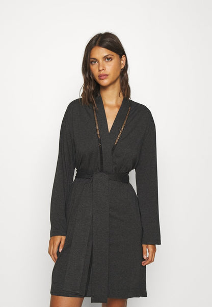  BRUME KIMONO - Bademantel - Anthracite Grey