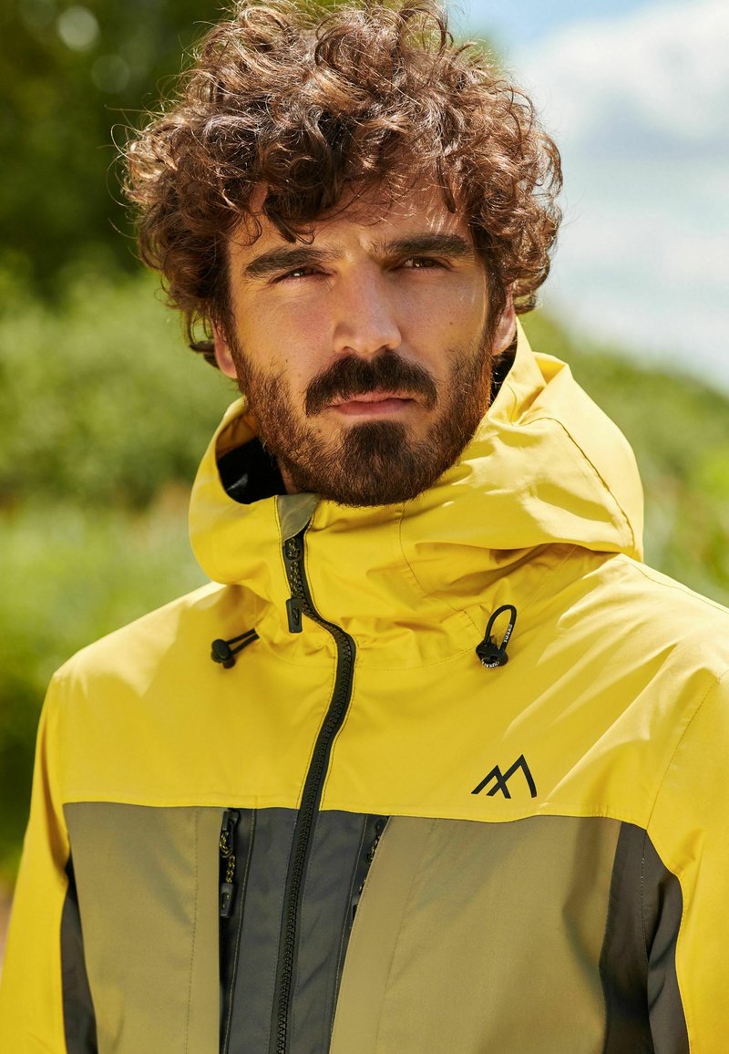 Next LINED WATERPROOF STANDARD - Regenjacke / Wasserabweisende Jacke - Yellow Grey