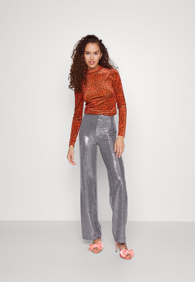 COLOURFUL REBEL NEYO TURTLENECK TOP - Langarmshirt - Orange