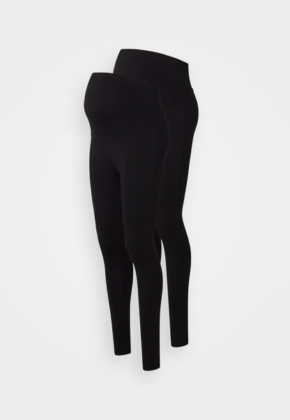  2 PACK - Leggings - Trousers - Black