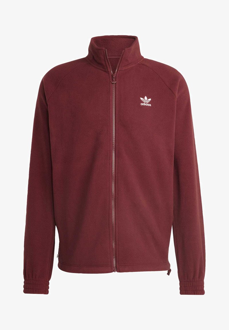 Adidas Originals TREFOIL TEDD - Fleecejacke - Shadow Red