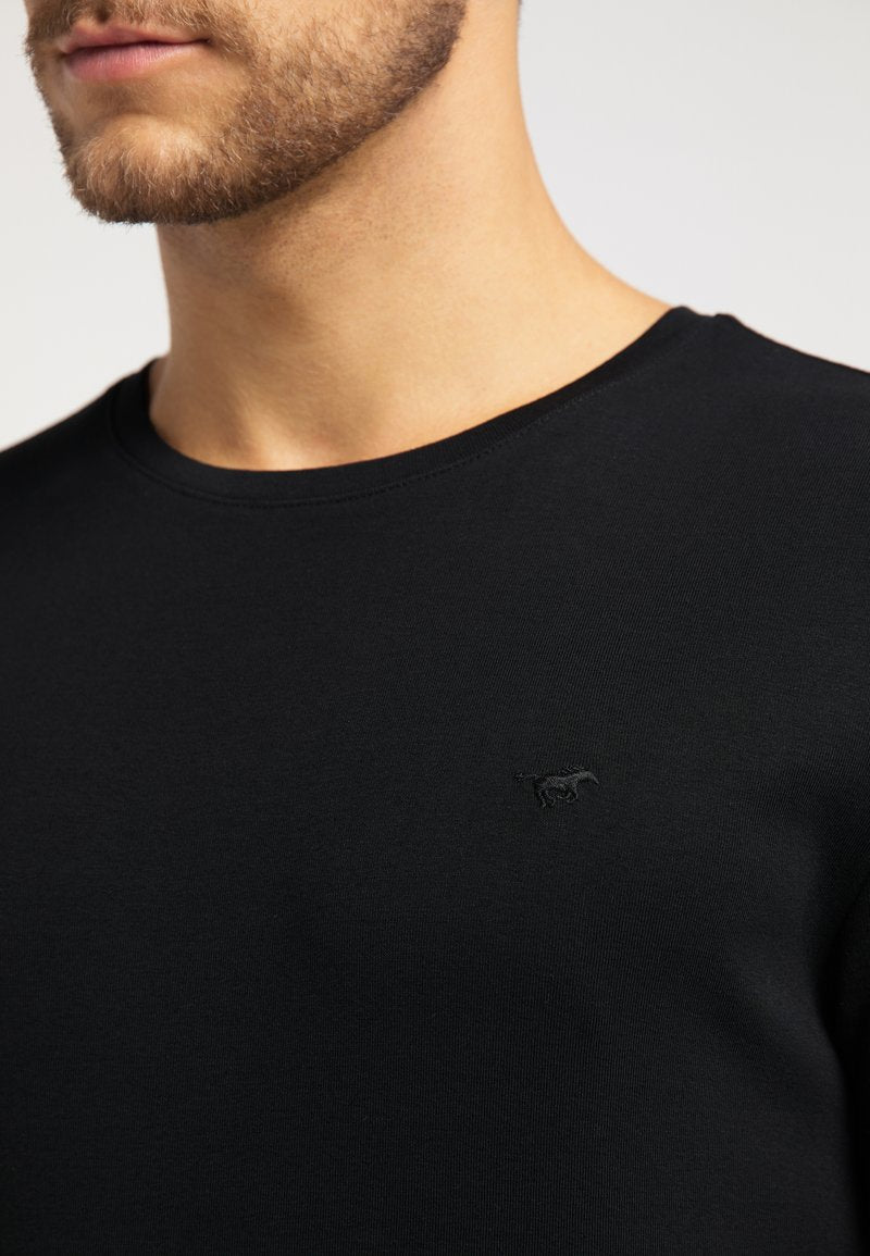 Mustang T-Shirt Basic - Black