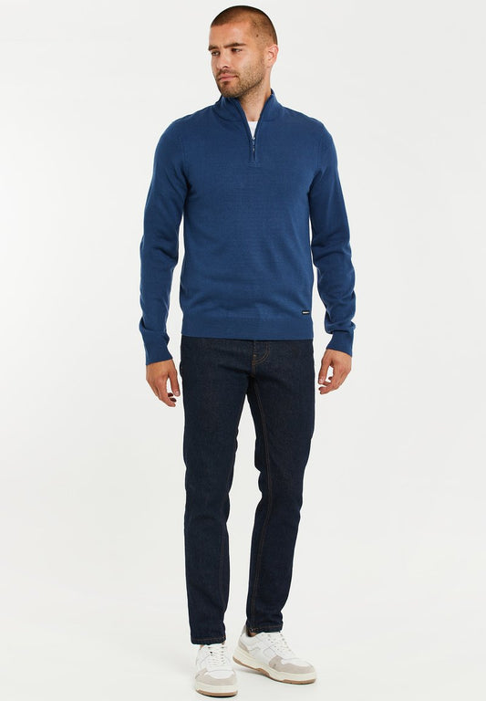  THREADBARE - Strickpullover - Denim Blue