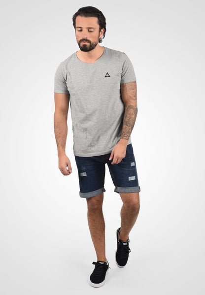 Indicode Jeans IDHALLOW - Jeans Shorts - Dark Blue