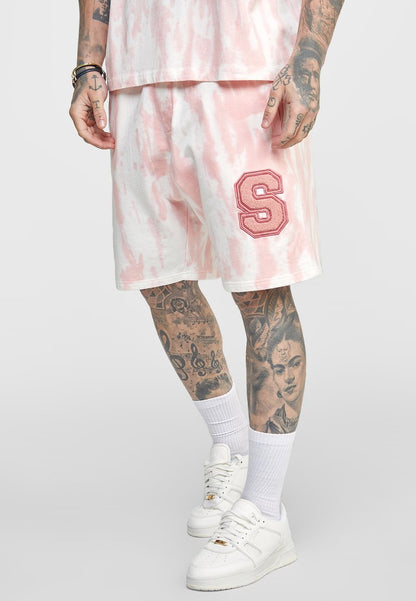 SikSilk TIE DYE JOGGER - Shorts - Pink