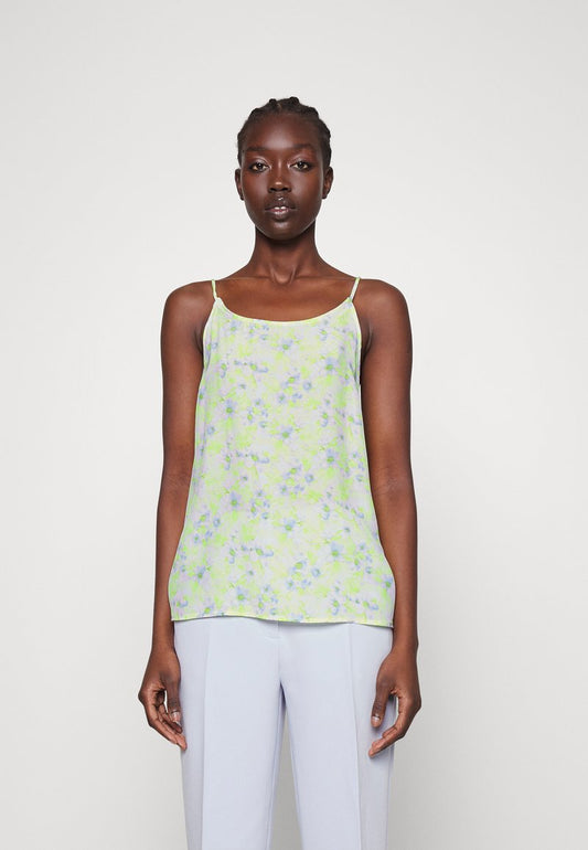 Selected Femme SLFTERESA STRAP - Bluse - Sharp Green