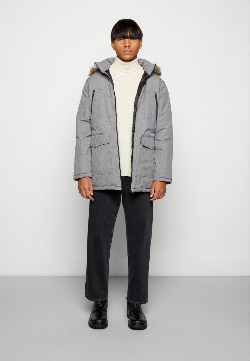 Jack & Jones JJECRAFT - Wintermantel - Grey