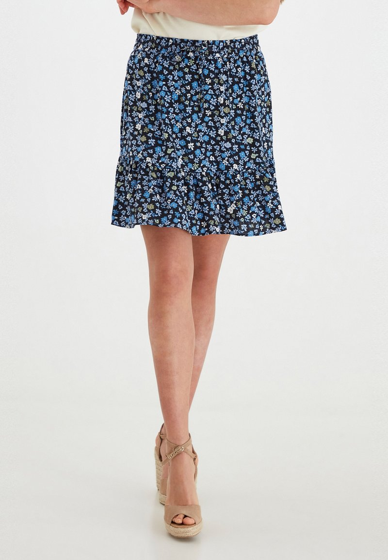 B.young BYMMJOELLA SHORT SKIRT - Minirock - Brunnera Blue Mix