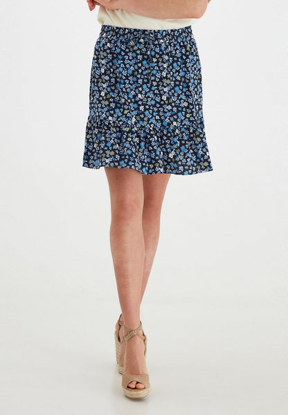 B.young BYMMJOELLA SHORT SKIRT - Minirock - Brunnera Blue Mix
