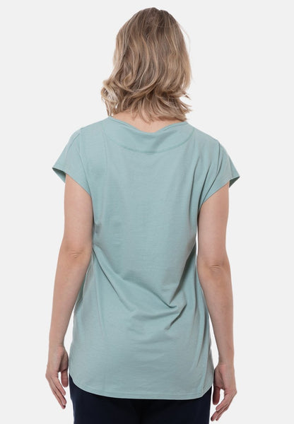  MIX & MATCH KURZARM - Nachtwäsche Shirt - Blue Surf