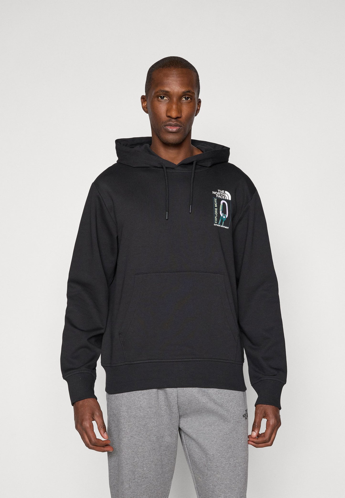 The North Face EXPLORE GEAR RELAXED HOODIE UNISEX - Hoodie - Black
