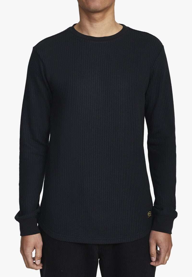 RVCA RECESSION COLLECTION DAY SHIFT THERMIQUE - Langarmshirt - Black