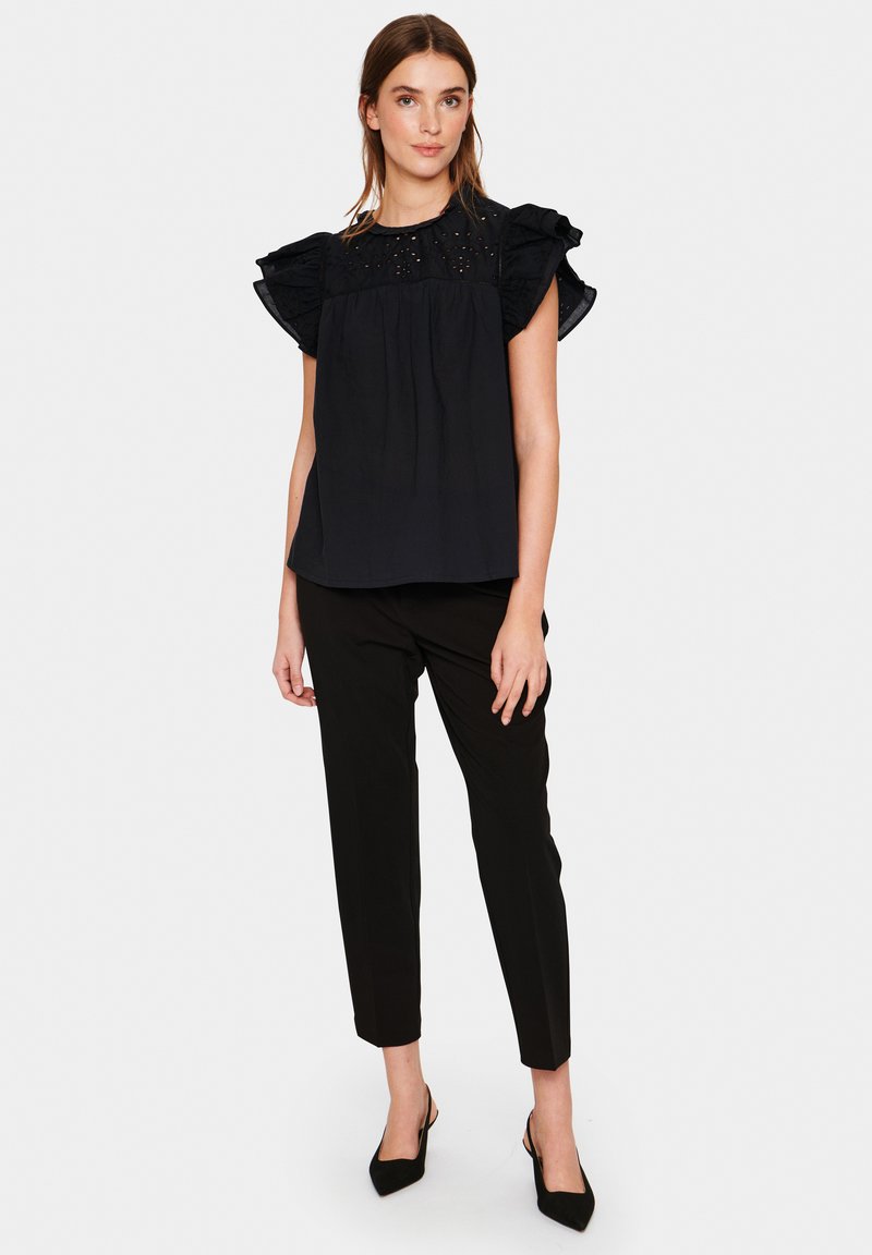 Saint Tropez TILLYSZ SS - Bluse - Black