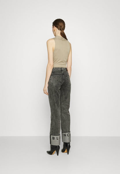 Blanche GIANNA JEANS - Jeans Straight Leg - Grey Denim