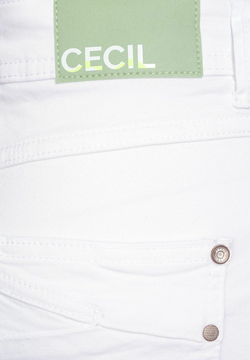 Cecil CASUAL FIT - Stoffhose - Weiß
