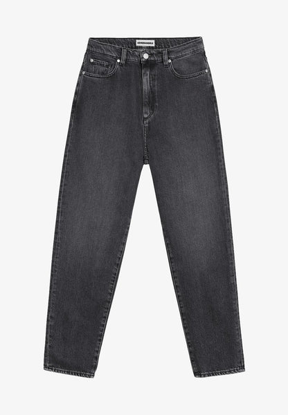 Armedangels MAIRAA - Jeans Tapered Fit - Washed Down Black
