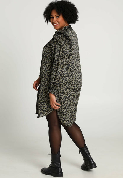  ANIMAL ET SMOCKS - Freizeitkleid - Khaki