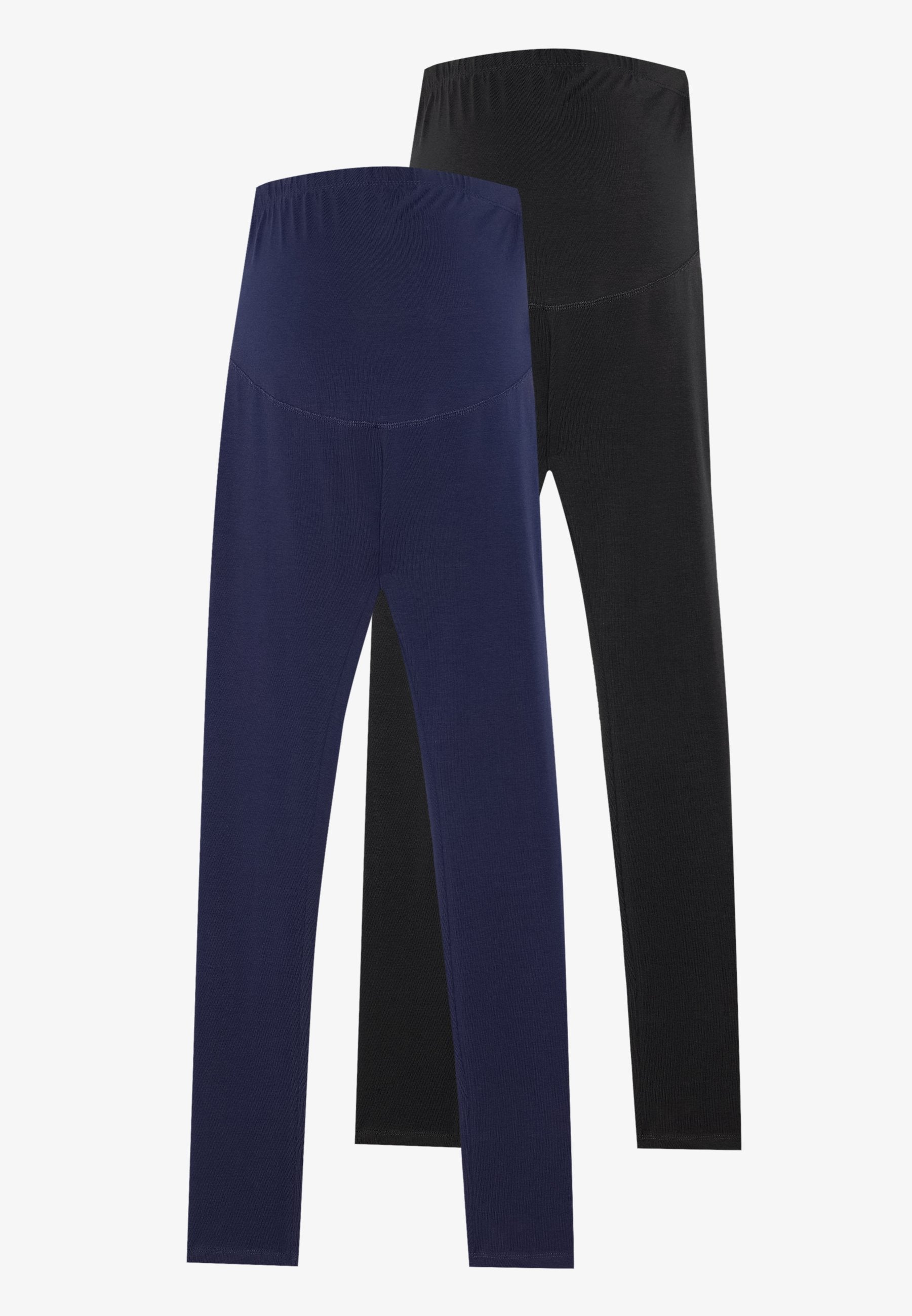  2 PACK - Leggings - Trousers - Black