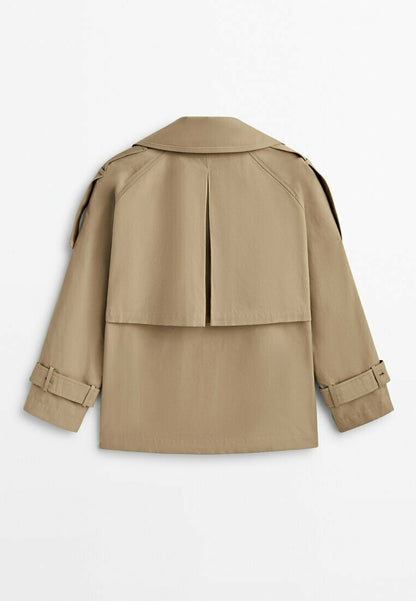 Massimo Dutti BUTTONED - Leichte Jacke - Camel
