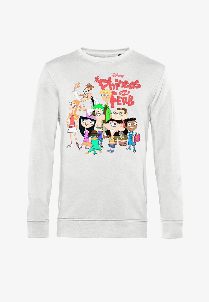 Henry Tiger PHINEAS AND FERB THE GROUP - Sweatshirt - White