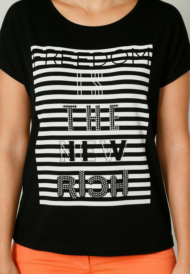  T-Shirt Print - Schwarz