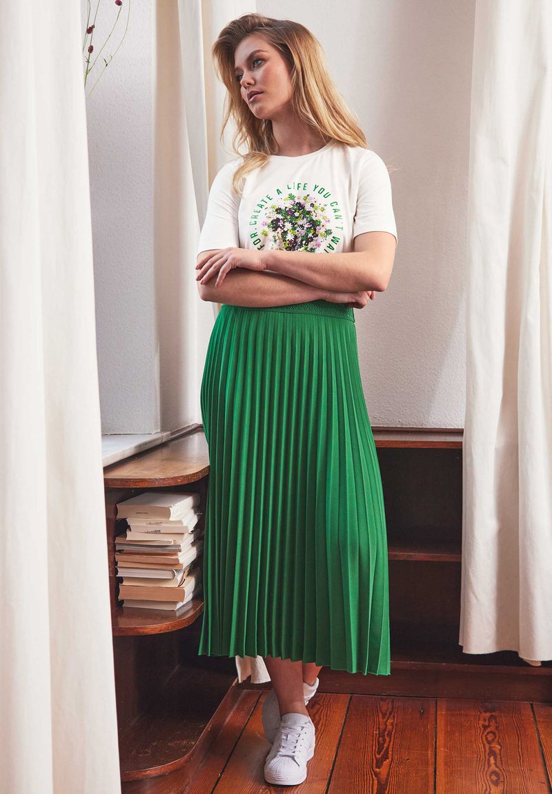Zero MIT KONTRASTBUND - A-Linien-Rock - Verdant Green
