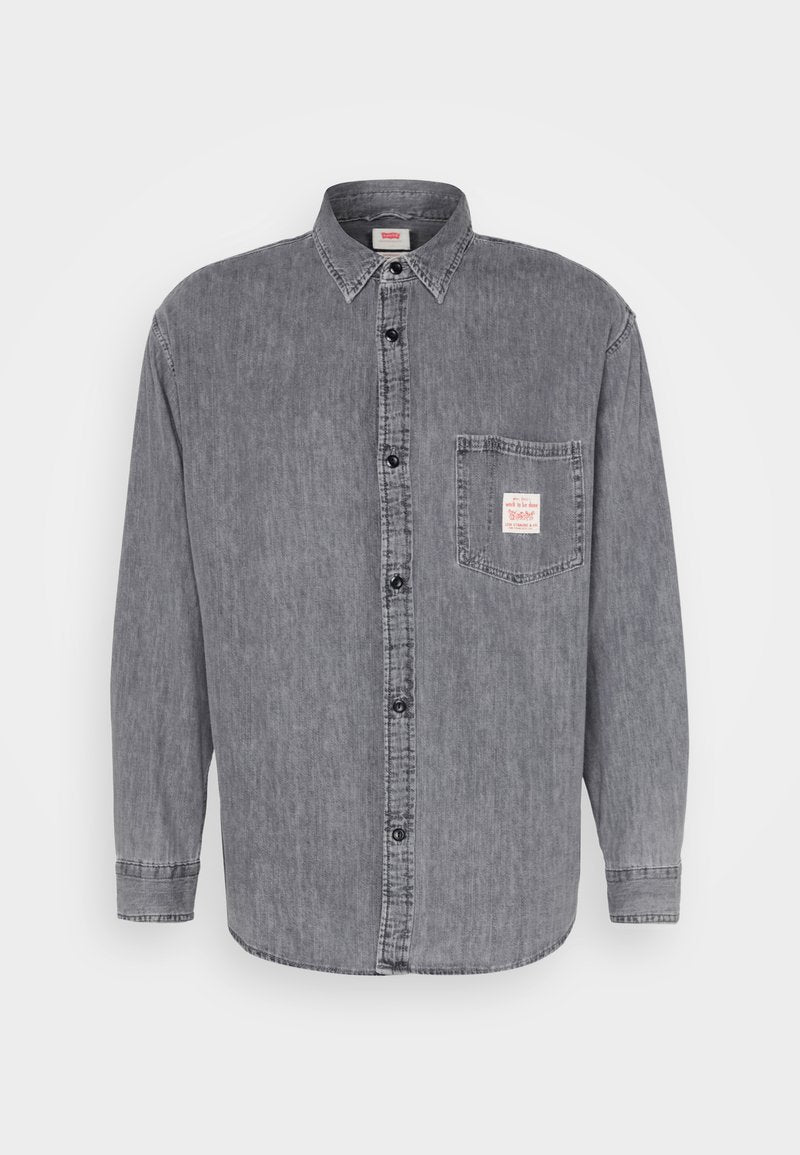  WALLER 1 POCKET SHIRT - Hemd - Black Denim