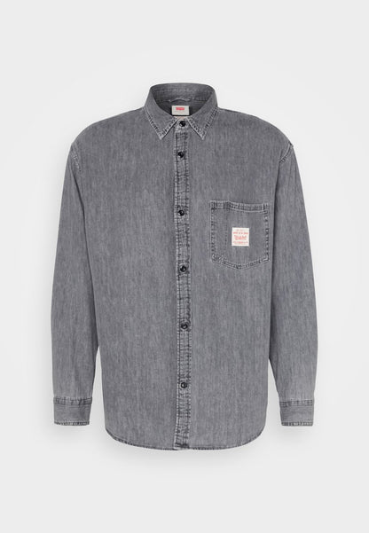  WALLER 1 POCKET SHIRT - Hemd - Black Denim