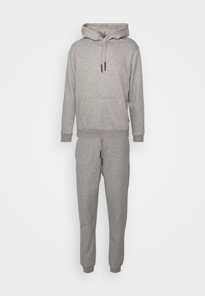 Only & Sons ONSCERES PANT & HOODIE SET UNISEX - Kapuzenpullover - Light Grey Melange