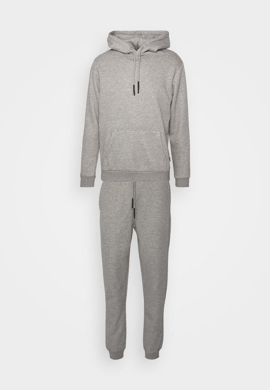 Only & Sons ONSCERES PANT & HOODIE SET UNISEX - Kapuzenpullover - Light Grey Melange
