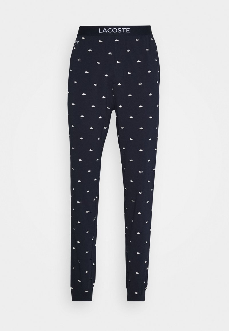 Lacoste Nachtwäsche Hose - Marine/blanc