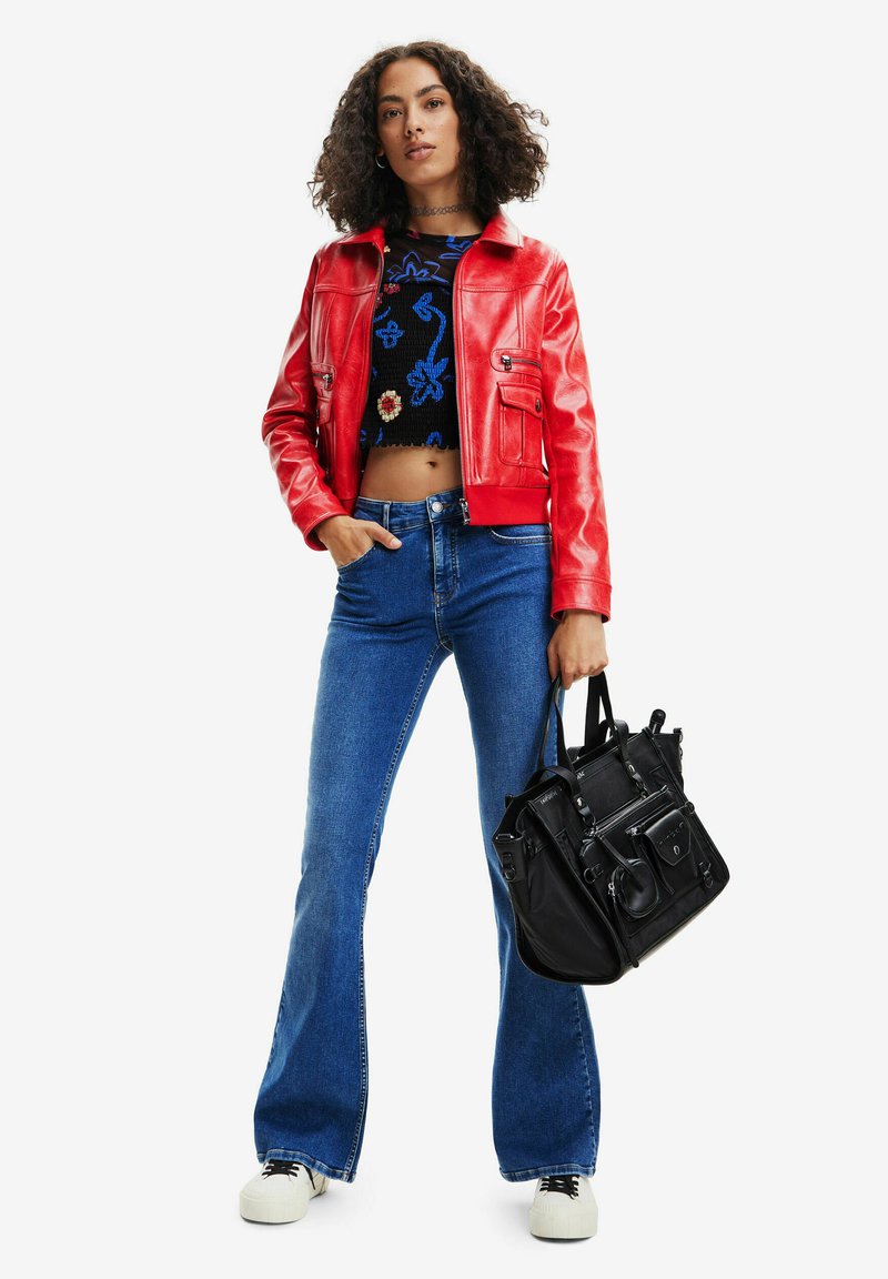Desigual Kunstlederjacke - Red