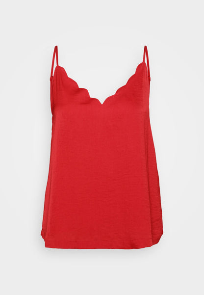 ONLY Petite ONLDEBBIE SINGLET - Top - Salsa
