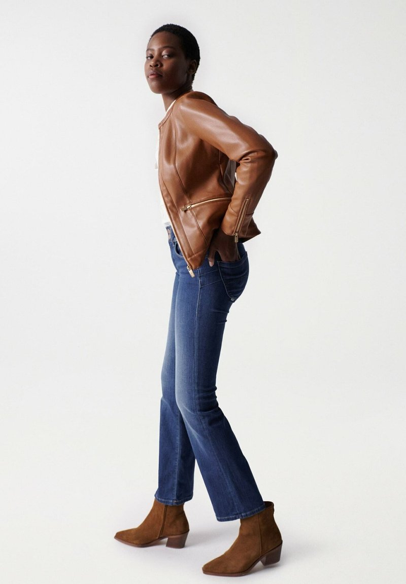  Kunstlederjacke - Brown