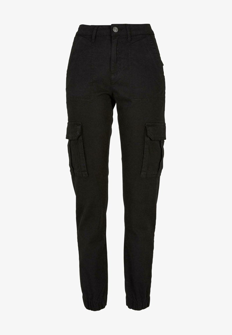 URBAN CLASSICS TWILL UTILITY - Cargohose - Black