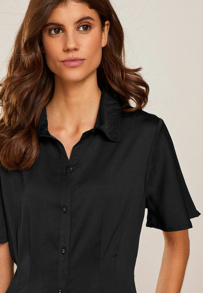 Next FLUTED SLEEVE EMPIRE STANDARD - Blusenkleid - Black