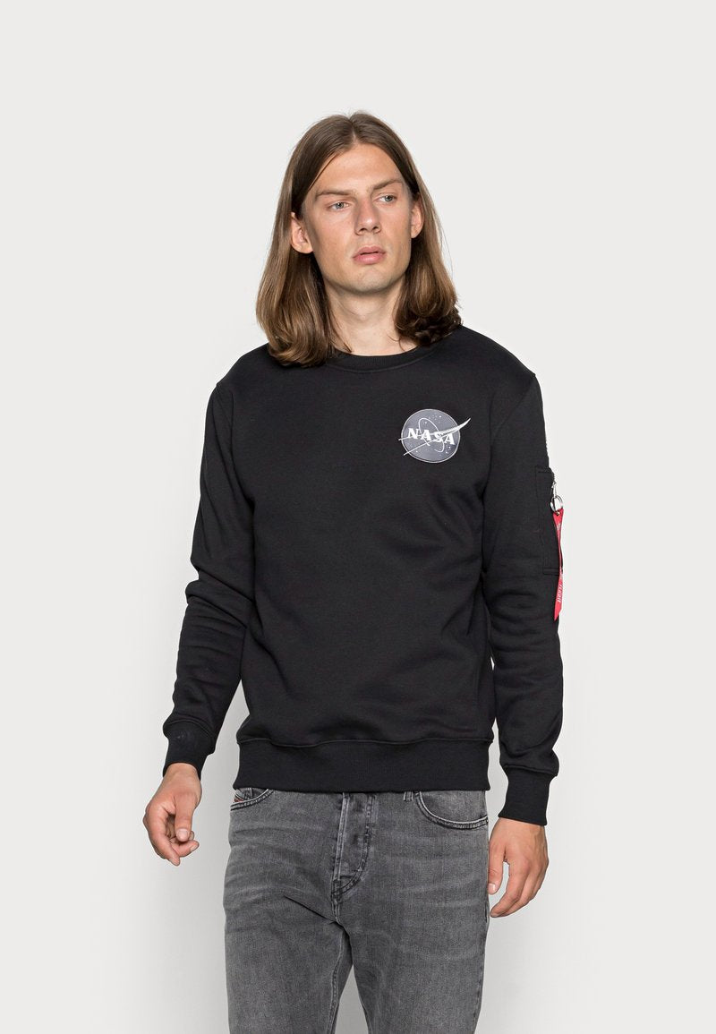 Alpha Industries NASA - Sweatshirt - Schwarz