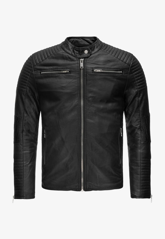  NEW MEXICO - Lederjacke - Schwarz